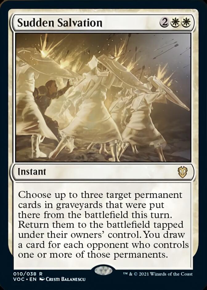Sudden Salvation [Innistrad: Crimson Vow Commander] | Gate City Games LLC