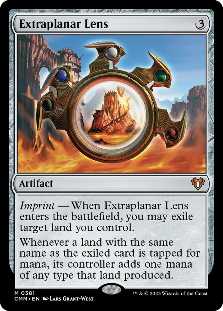 Extraplanar Lens [Commander Masters] | Gate City Games LLC