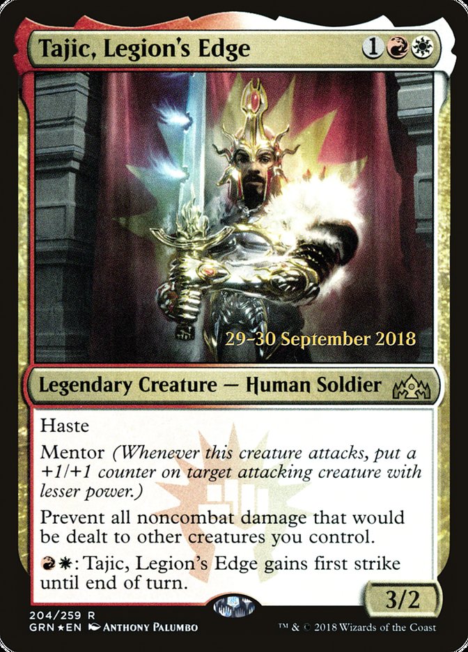 Tajic, Legion's Edge [Guilds of Ravnica Prerelease Promos] | Gate City Games LLC