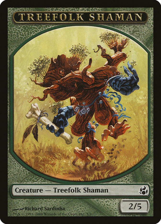 Treefolk Shaman Token [Morningtide Tokens] | Gate City Games LLC