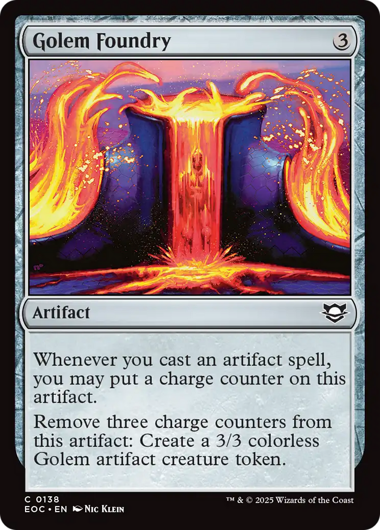 Golem Foundry [Edge of Eternities Commander] | Gate City Games LLC