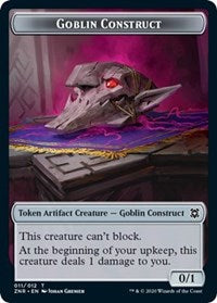 Goblin Construct // Kor Warrior Double-Sided Token [Zendikar Rising Tokens] | Gate City Games LLC