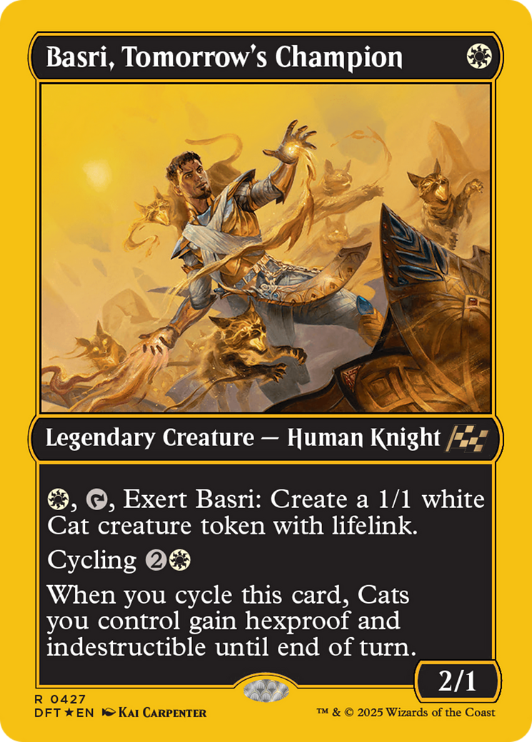 Basri, Tomorrow's Champion (First-Place Foil) [Aetherdrift] | Gate City Games LLC