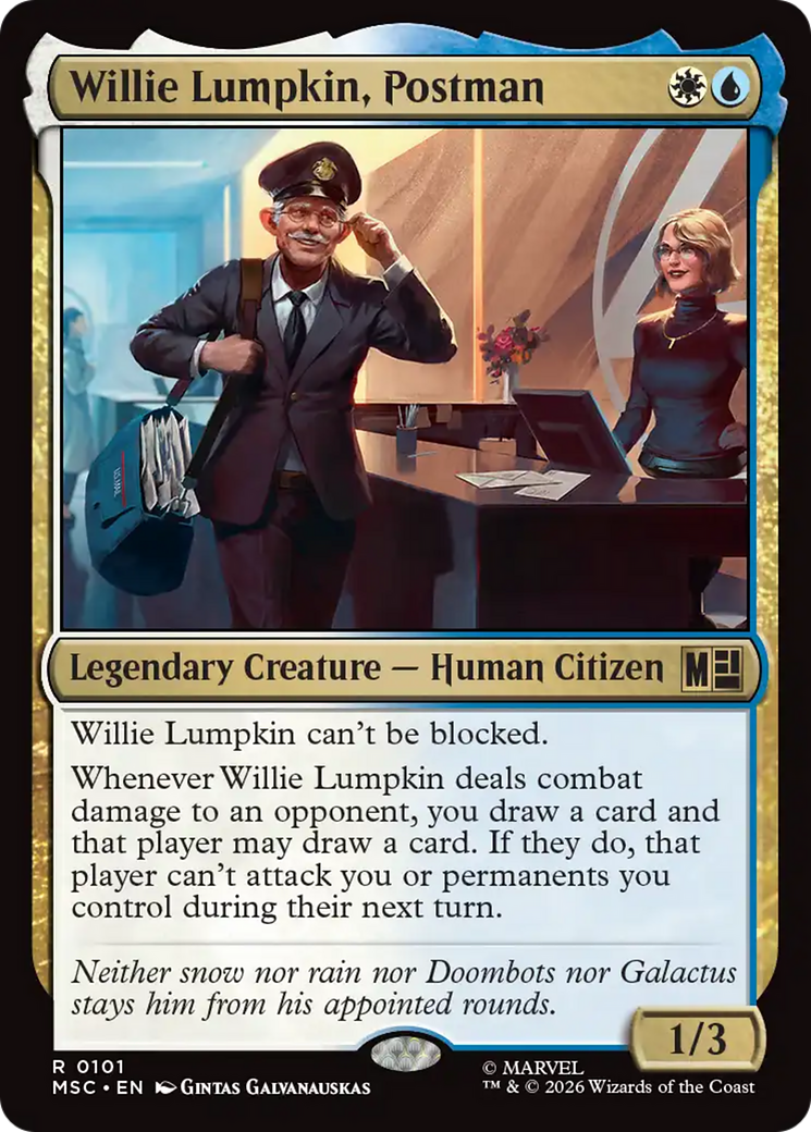 Willie Lumpkin, Postman [Marvel Super Heroes Commander] | Gate City Games LLC