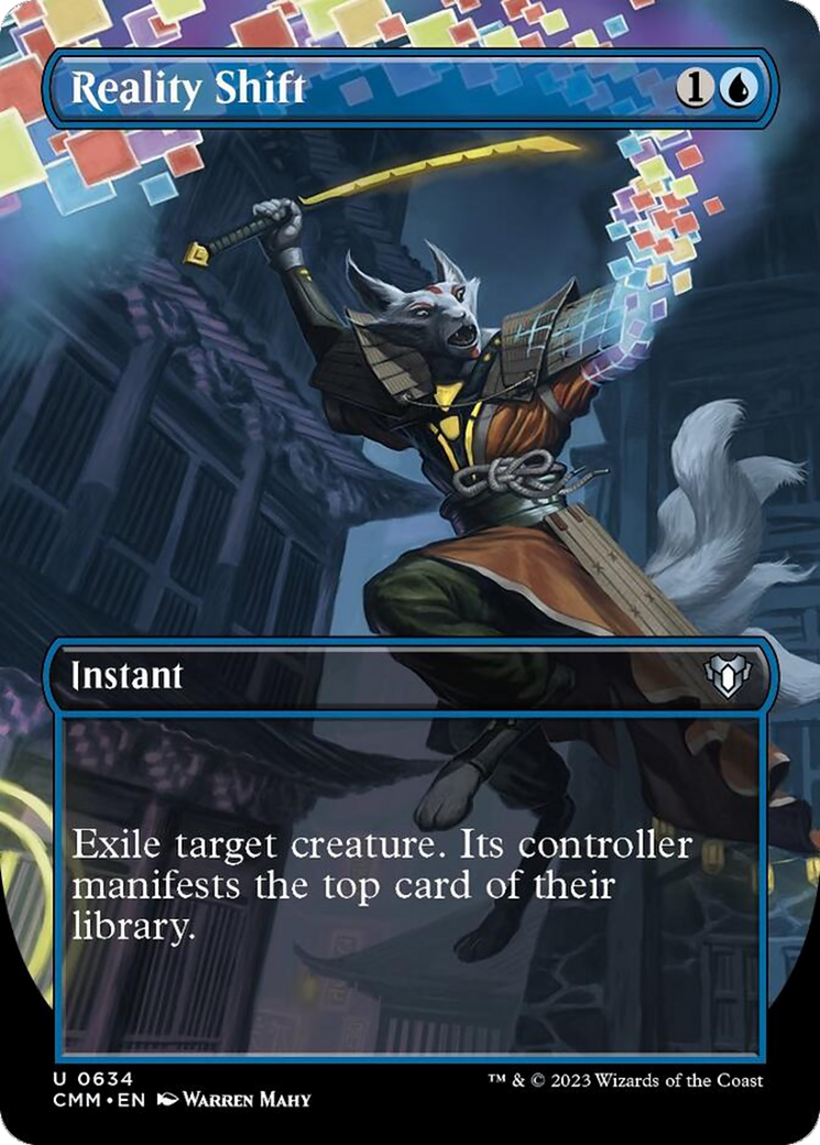Reality Shift (Borderless Alternate Art) [Commander Masters] | Gate City Games LLC
