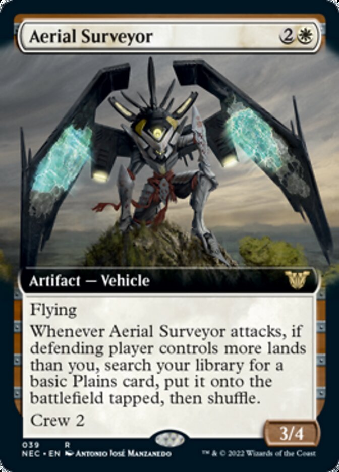 Aerial Surveyor (Extended Art) [Kamigawa: Neon Dynasty Commander] | Gate City Games LLC