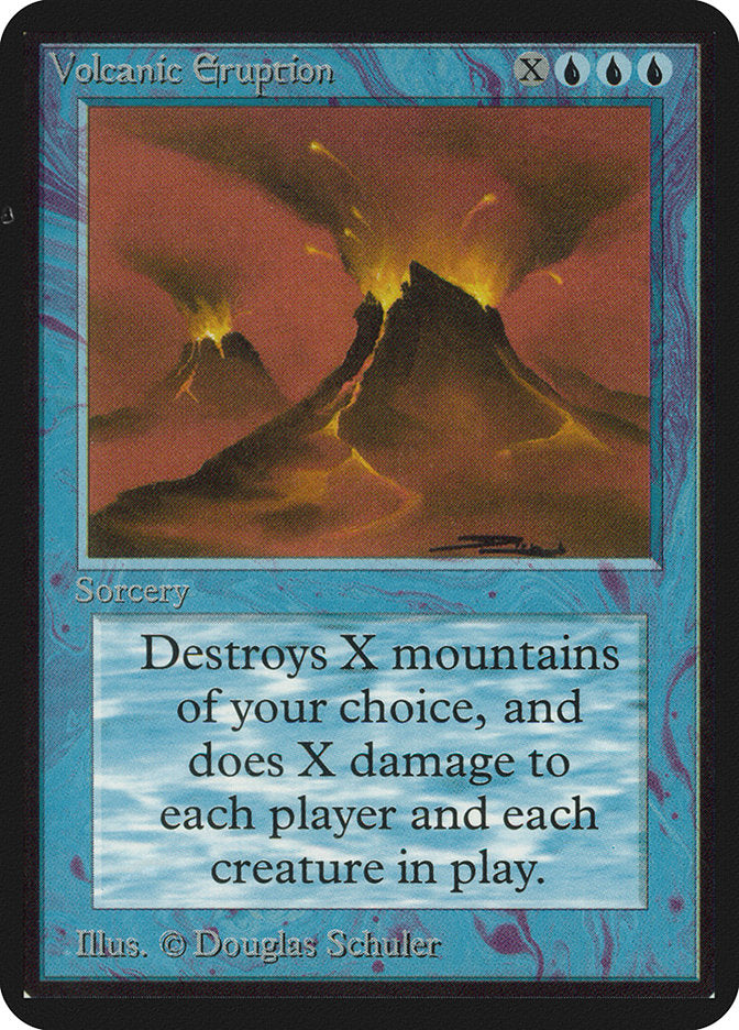 Volcanic Eruption [Alpha Edition] | Gate City Games LLC