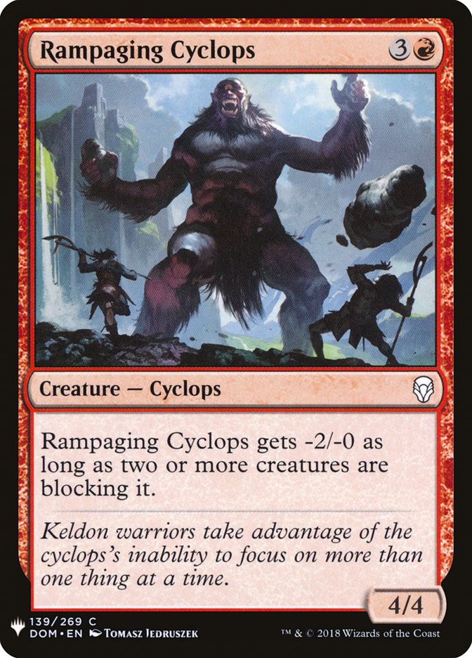 Rampaging Cyclops [Mystery Booster] | Gate City Games LLC