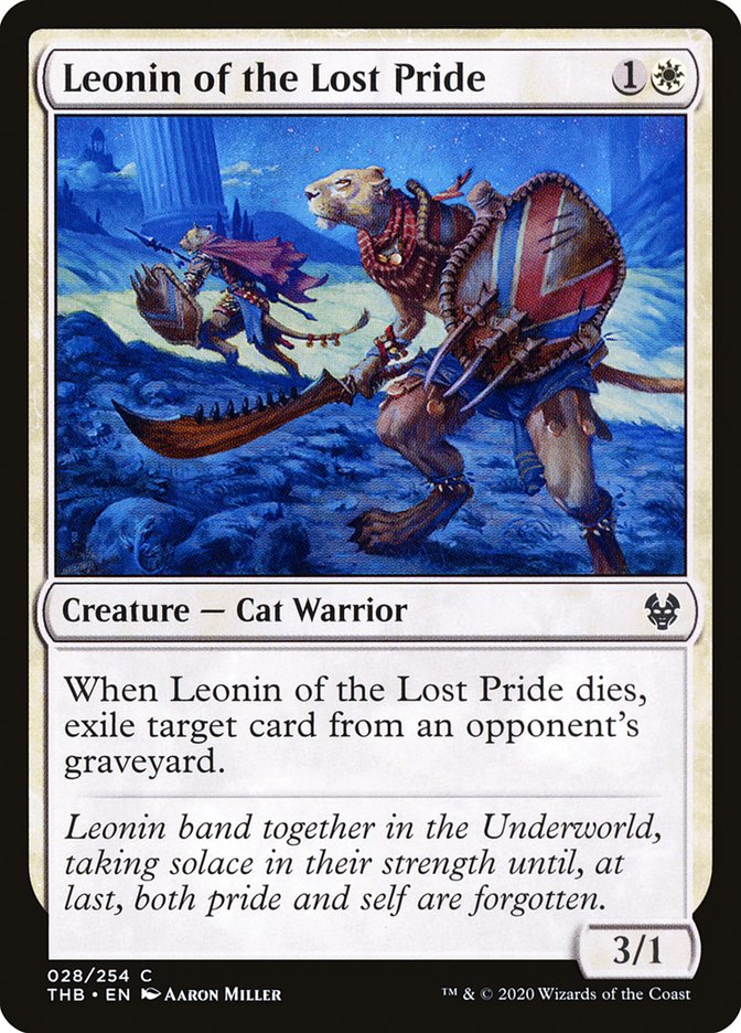 Leonin of the Lost Pride [Theros Beyond Death] | Gate City Games LLC