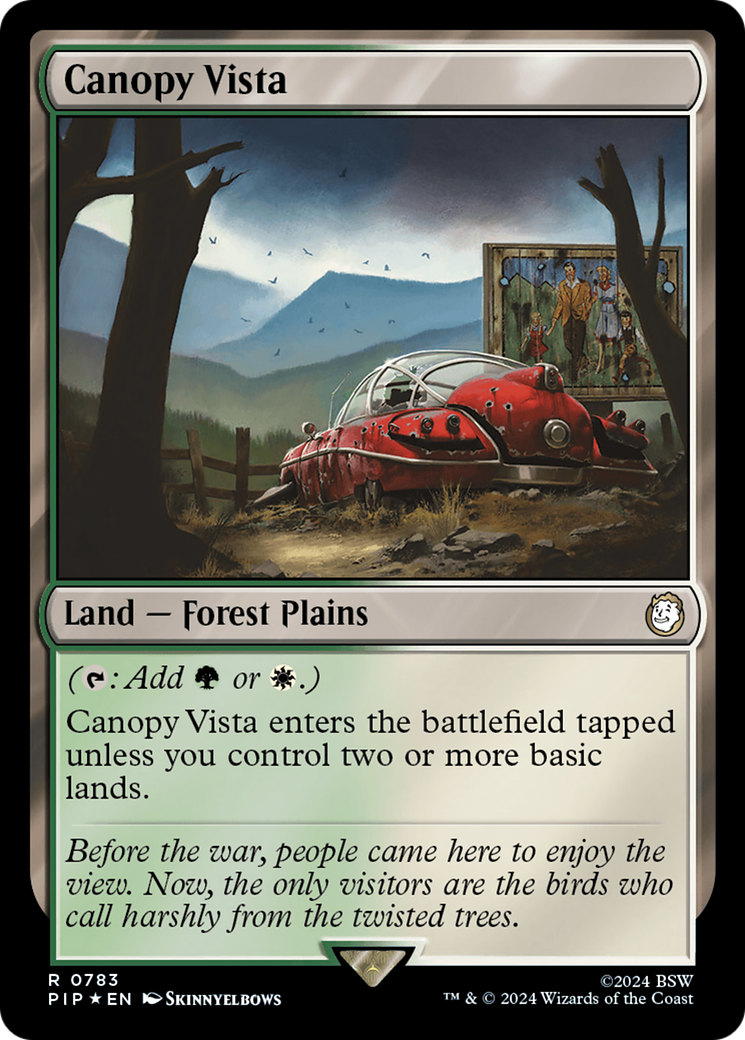 Canopy Vista (Surge Foil) [Fallout] | Gate City Games LLC