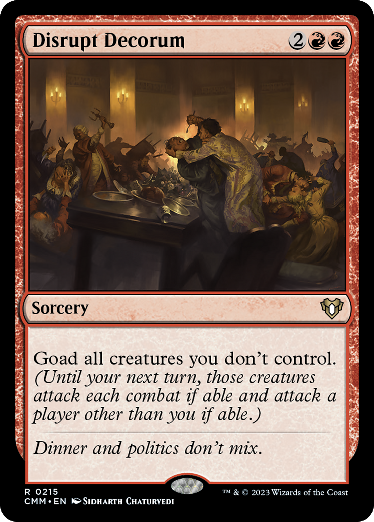 Disrupt Decorum [Commander Masters] | Gate City Games LLC