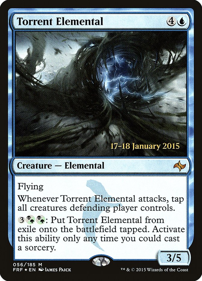 Torrent Elemental [Fate Reforged Prerelease Promos] | Gate City Games LLC
