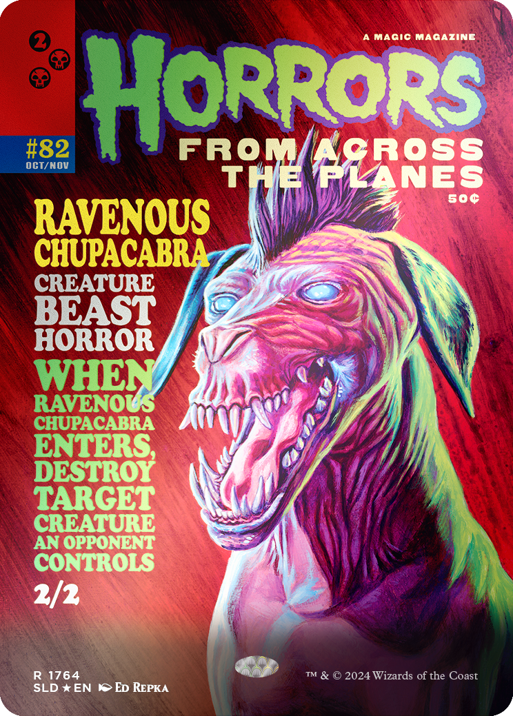 Ravenous Chupacabra (1764) (Rainbow Foil) [Secret Lair Drop Series] | Gate City Games LLC