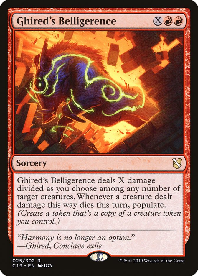 Ghired's Belligerence [Commander 2019] | Gate City Games LLC