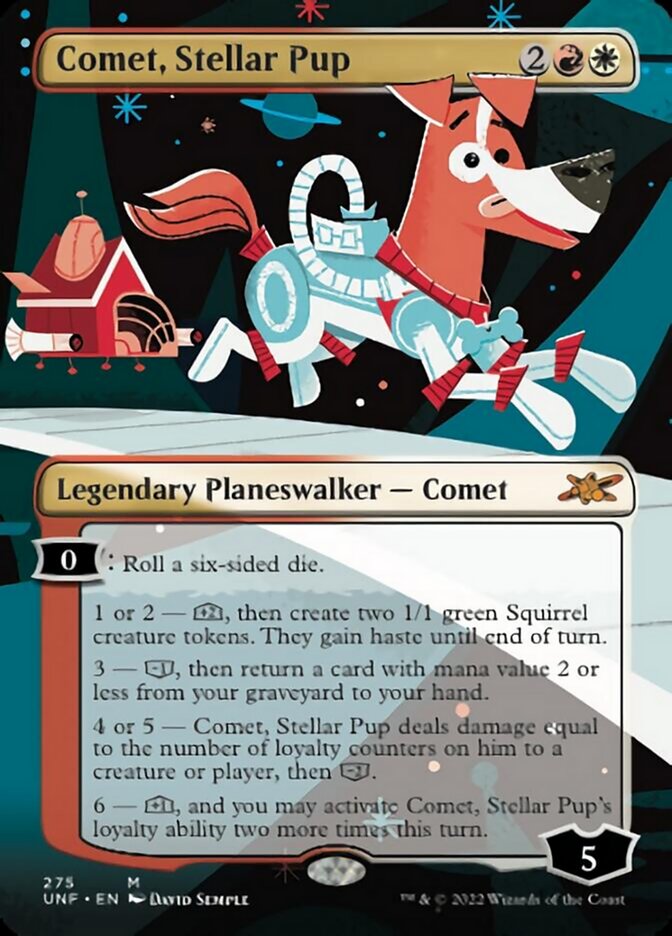 Comet, Stellar Pup (Borderless) [Unfinity] | Gate City Games LLC