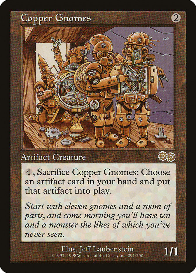 Copper Gnomes [Urza's Saga] | Gate City Games LLC