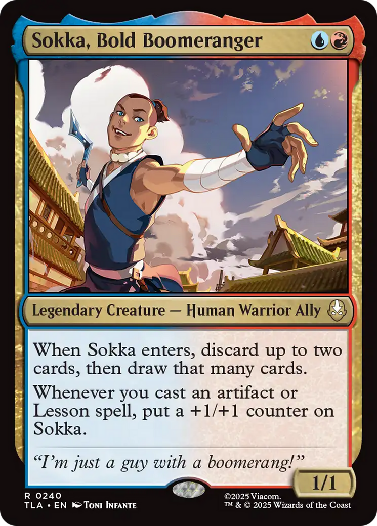 Sokka, Bold Boomeranger [Avatar: The Last Airbender] | Gate City Games LLC