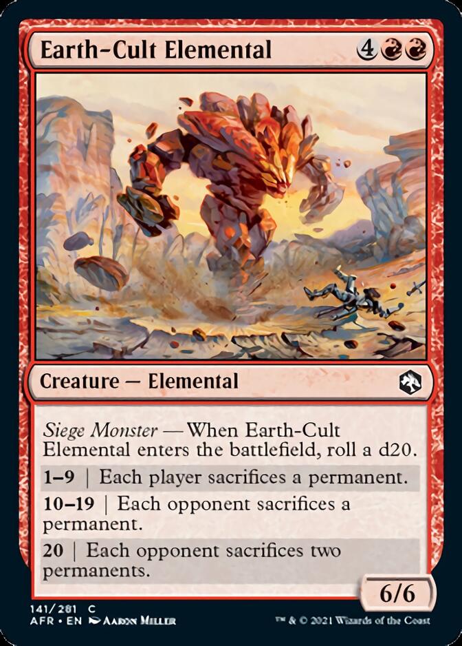 Earth-Cult Elemental [Dungeons & Dragons: Adventures in the Forgotten Realms] | Gate City Games LLC