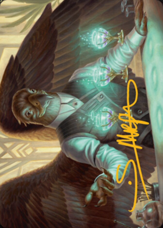 Speakeasy Server Art Card (Gold-Stamped Signature) [Streets of New Capenna Art Series] | Gate City Games LLC