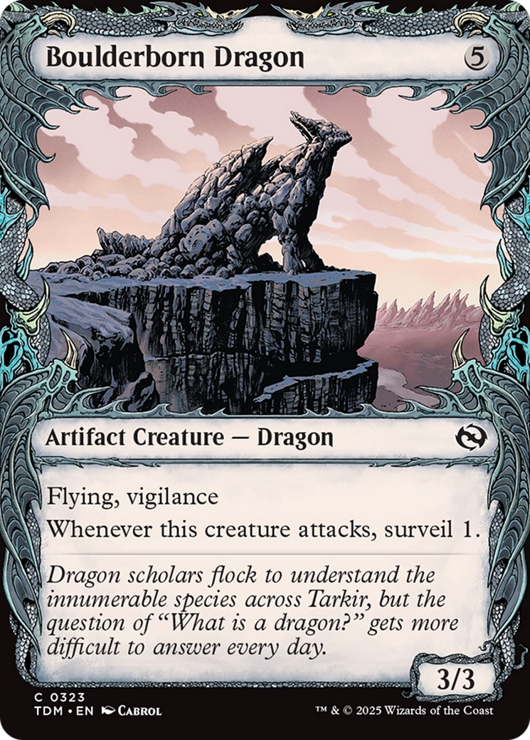 Boulderborn Dragon (Showcase) [Tarkir: Dragonstorm] | Gate City Games LLC