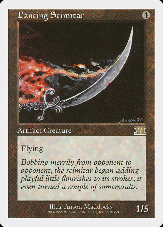 Dancing Scimitar [Classic Sixth Edition] | Gate City Games LLC