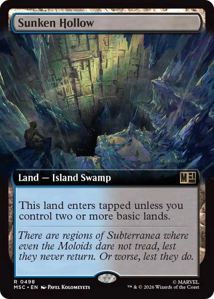 Sunken Hollow (Extended Art) [Marvel Super Heroes Commander] | Gate City Games LLC