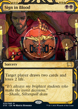 Sign in Blood [Strixhaven: School of Mages Mystical Archive] | Gate City Games LLC