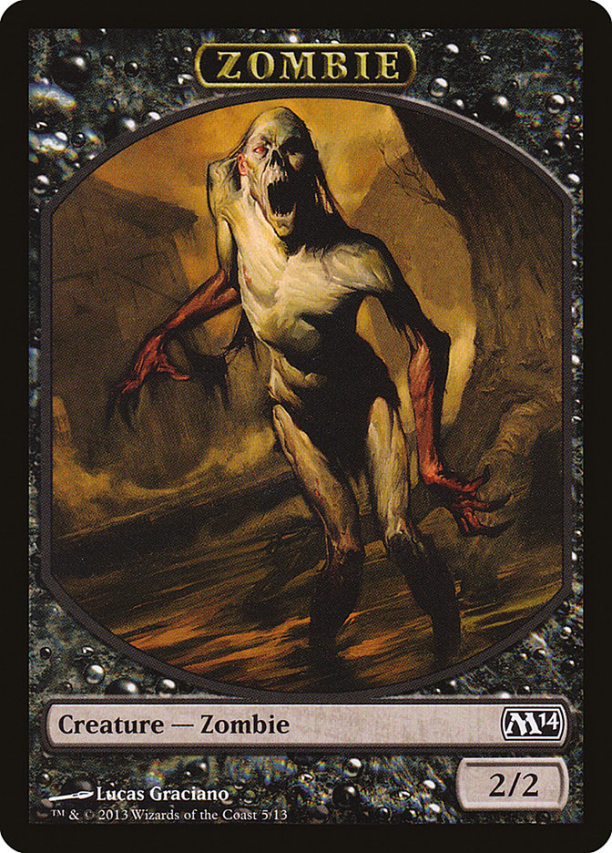 Zombie Token [Magic 2014 Tokens] | Gate City Games LLC