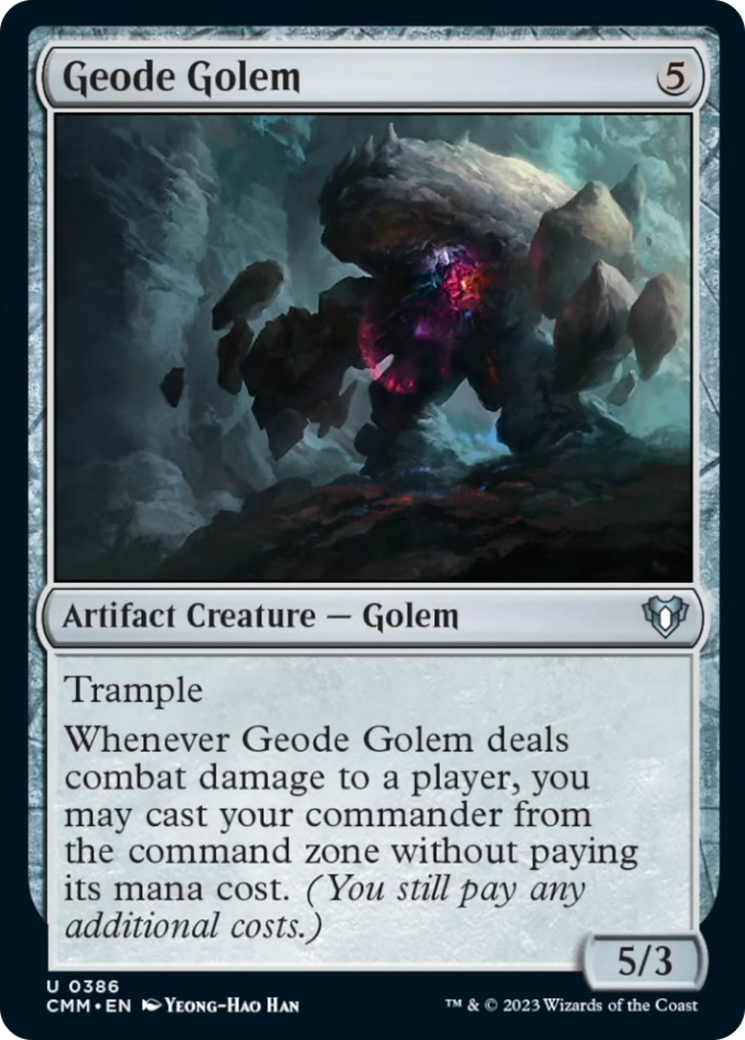 Geode Golem [Commander Masters] | Gate City Games LLC