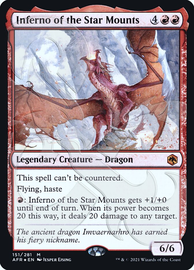 Inferno of the Star Mounts (Ampersand Promo) [Dungeons & Dragons: Adventures in the Forgotten Realms Promos] | Gate City Games LLC