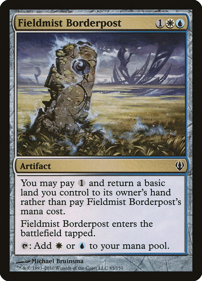Fieldmist Borderpost [Archenemy] | Gate City Games LLC