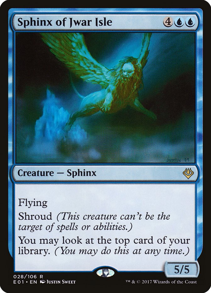 Sphinx of Jwar Isle [Archenemy: Nicol Bolas] | Gate City Games LLC