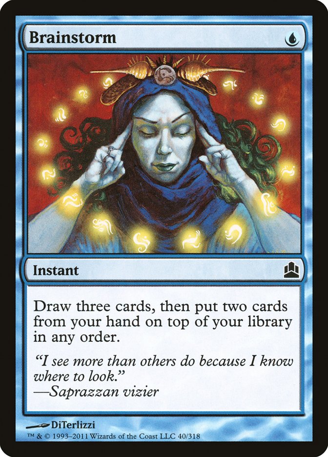 Brainstorm [Commander 2011] | Gate City Games LLC