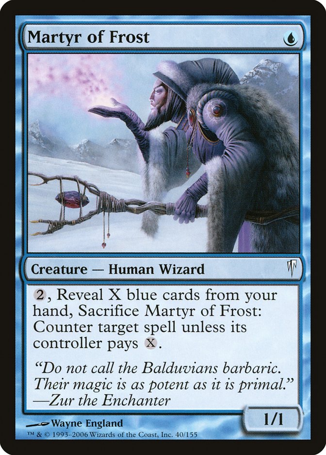 Martyr of Frost [Coldsnap] | Gate City Games LLC