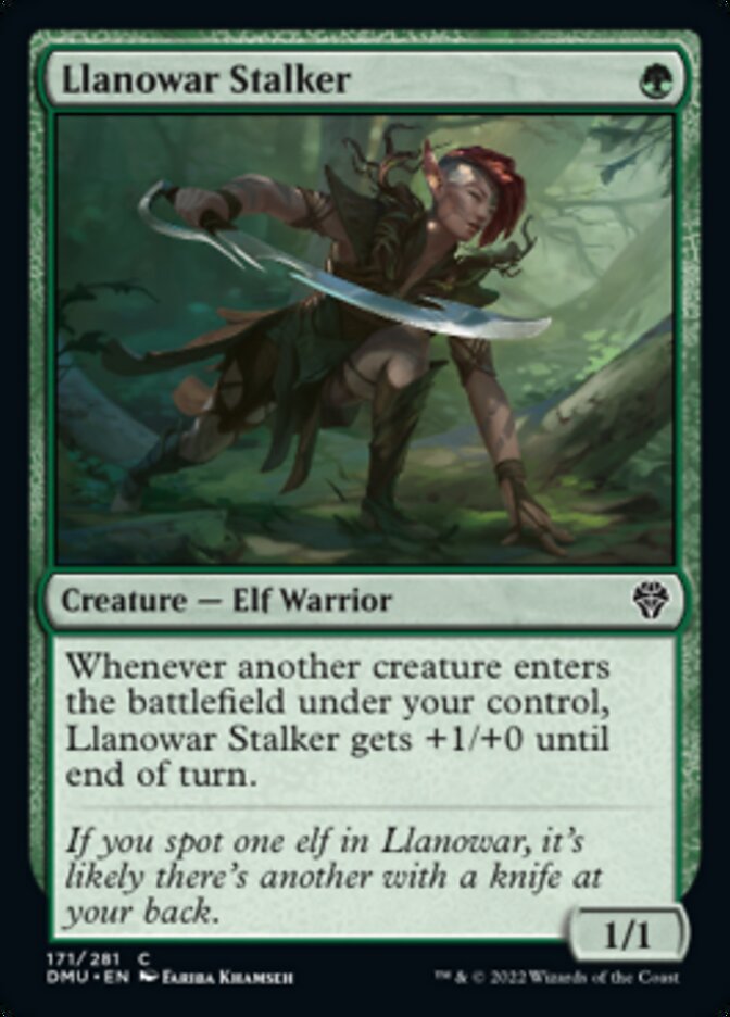 Llanowar Stalker [Dominaria United] | Gate City Games LLC
