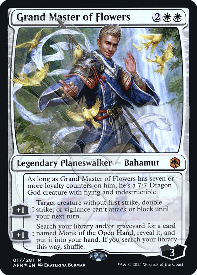 Grand Master of Flowers (Ampersand Promo) [Dungeons & Dragons: Adventures in the Forgotten Realms Promos] | Gate City Games LLC