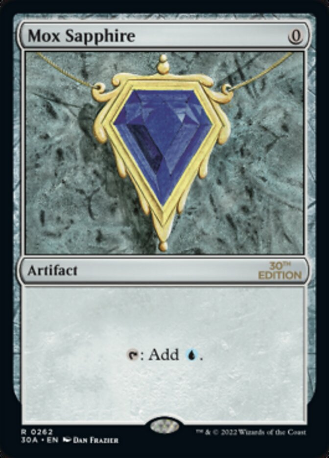 Mox Sapphire [30th Anniversary Edition] | Gate City Games LLC