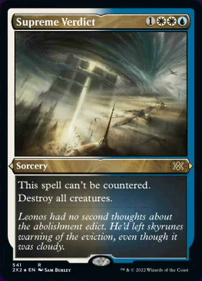 Supreme Verdict (Foil Etched) [Double Masters 2022] | Gate City Games LLC