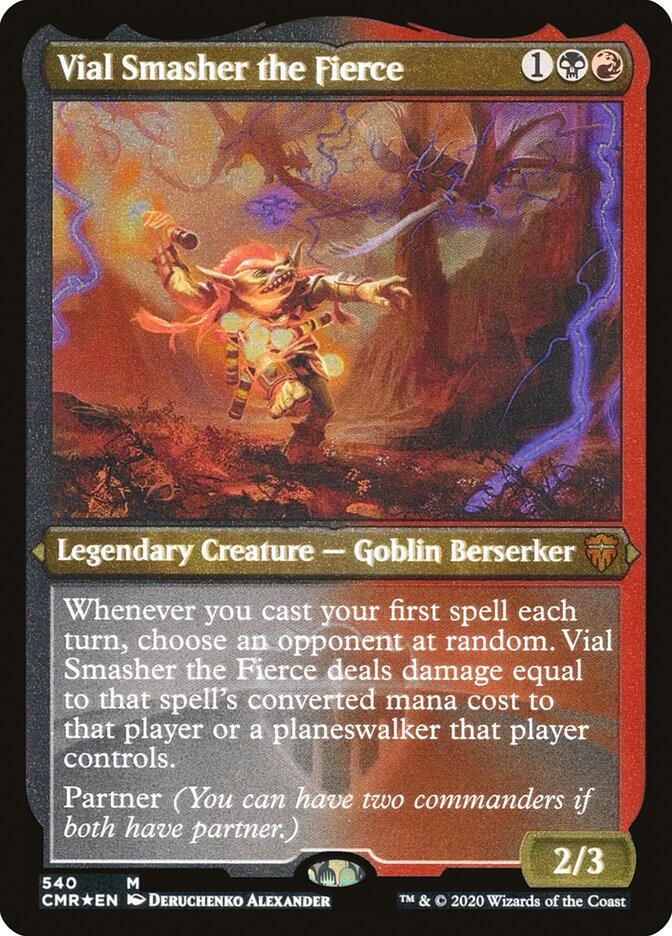 Vial Smasher the Fierce (Etched) [Commander Legends] | Gate City Games LLC