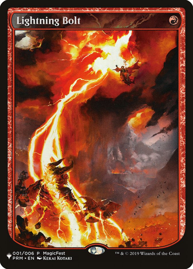 Lightning Bolt (001/006) [The List] | Gate City Games LLC