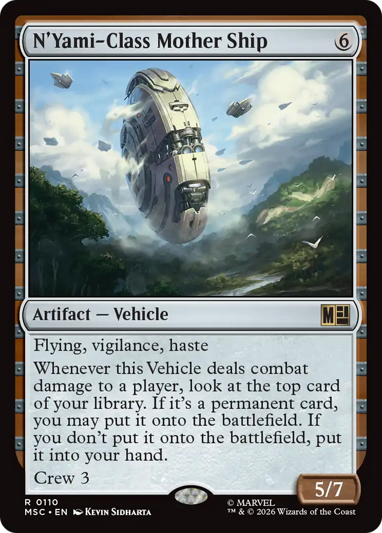 N'Yami-Class Mother Ship (Surge Foil) [Marvel Super Heroes Commander] | Gate City Games LLC