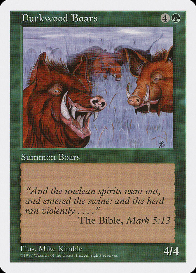 Durkwood Boars [Fifth Edition] | Gate City Games LLC