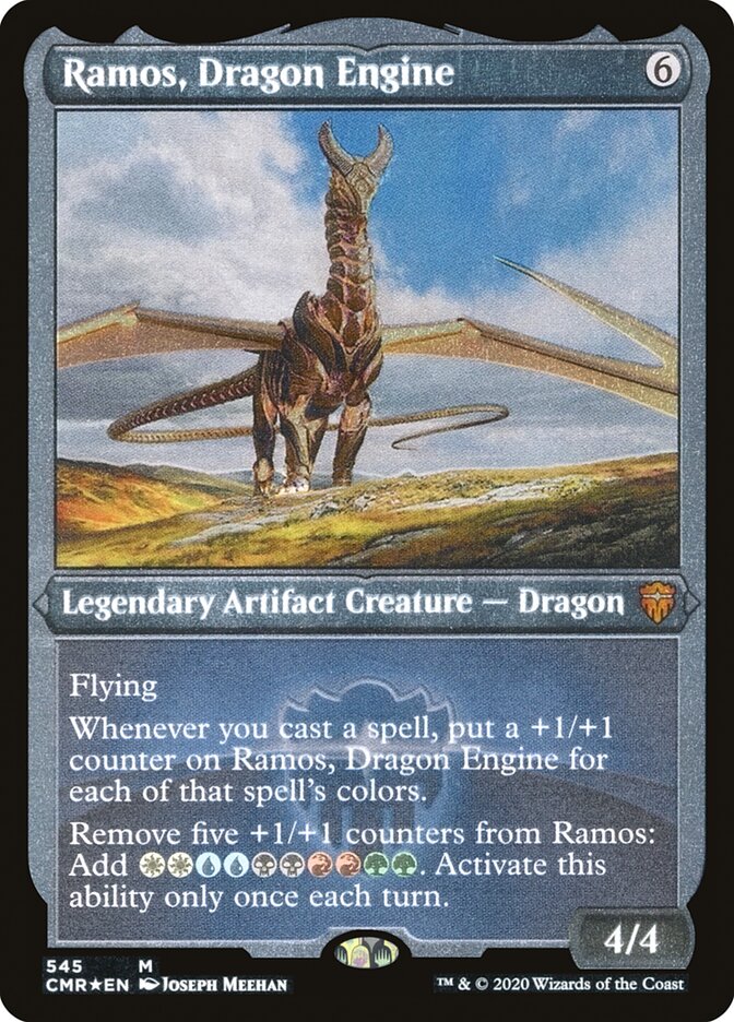 Ramos, Dragon Engine (Etched) [Commander Legends] | Gate City Games LLC