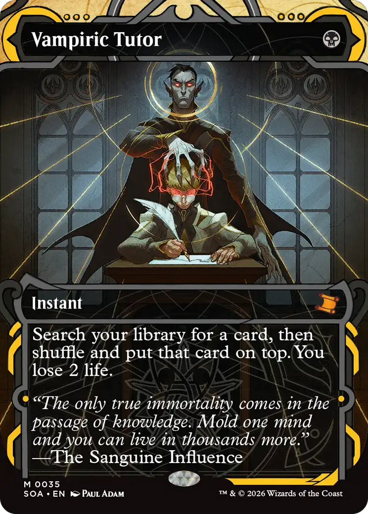 Vampiric Tutor [Secrets of Strixhaven: Mystical Archive] | Gate City Games LLC