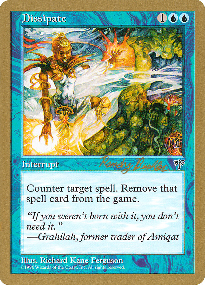 Dissipate (Randy Buehler) [World Championship Decks 1998] | Gate City Games LLC