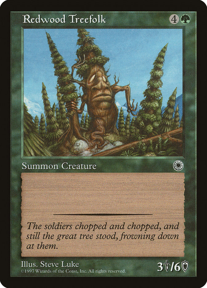 Redwood Treefolk [Portal] | Gate City Games LLC