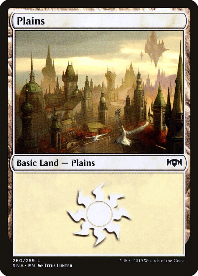 Plains (260) [Ravnica Allegiance] | Gate City Games LLC