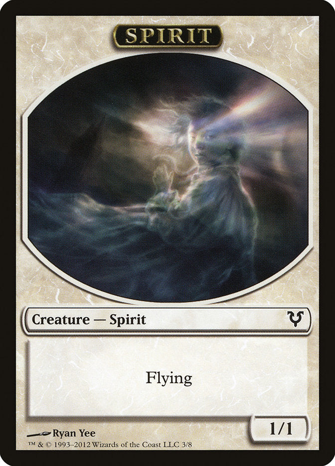 Spirit Token (3/8) [Avacyn Restored Tokens] | Gate City Games LLC