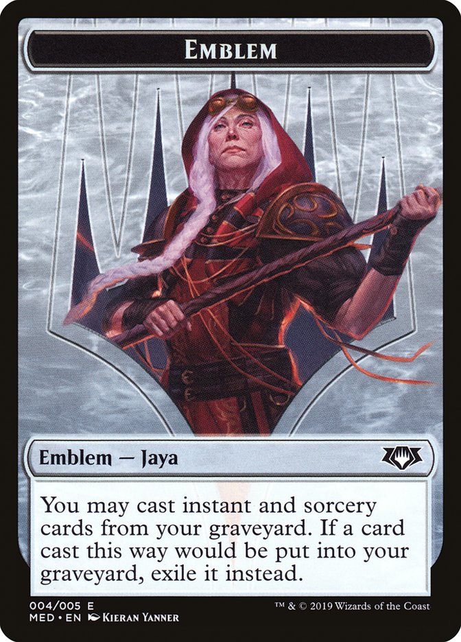 Jaya Ballard Emblem [Mythic Edition Tokens] | Gate City Games LLC