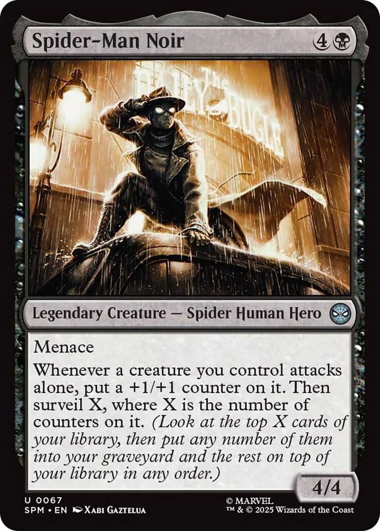 Spider-Man Noir [Marvel's Spider-Man] | Gate City Games LLC